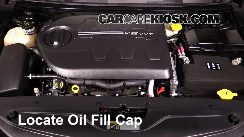 2016 Chrysler 200 S 3.6L V6 FlexFuel Oil Add Oil